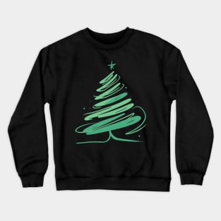 Simple Christmas Tree Crewneck Sweatshirt